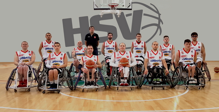 La squadra di pallacanestro in carrozzina HSV Varese